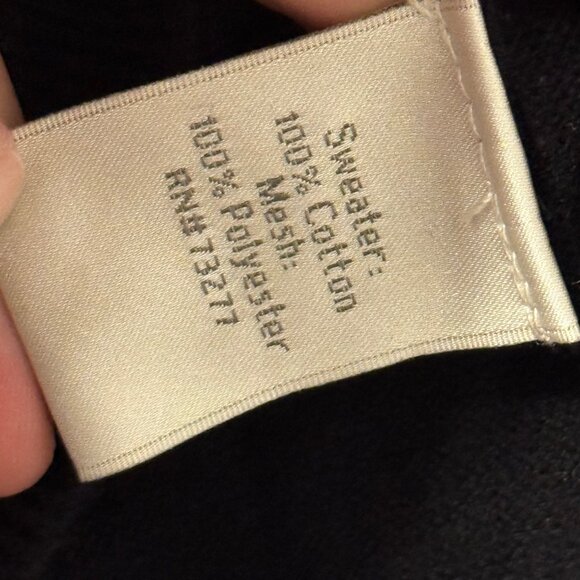 Lauren Conrad Womens Sequin Cardigan Sweater Sz Medium Black - Picture 5 of 12